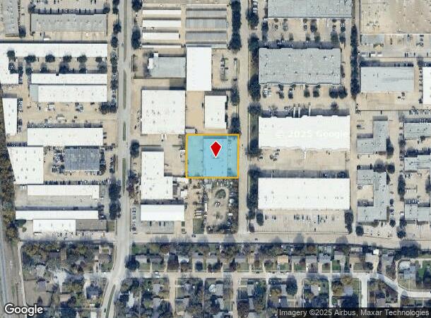  411 Industrial Dr, Richardson, TX Parcel Map