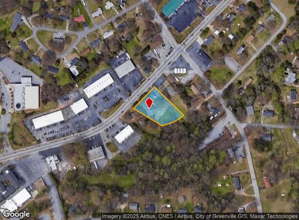  114 E Butler Rd, Mauldin, SC Parcel Map