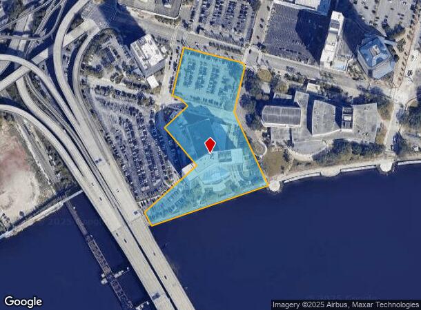  500 Water St, Jacksonville, FL Parcel Map