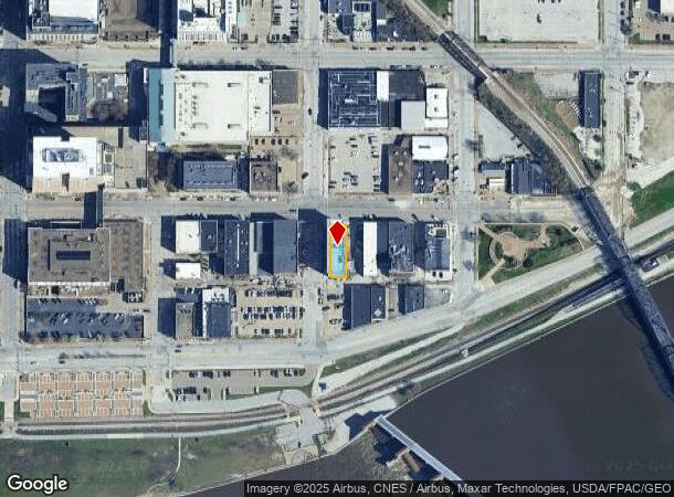 301 E 2Nd St, Davenport, IA Parcel Map