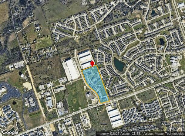1501 Blue Ridge Dr, Georgetown, TX Parcel Map