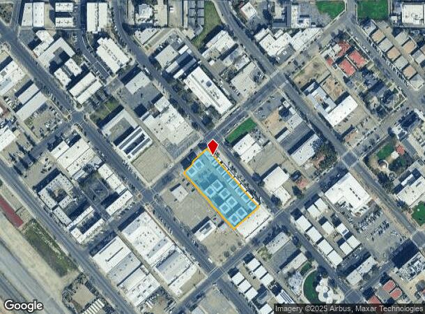  1775 Fulton St, Fresno, CA Parcel Map