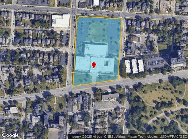  1500 E Broad St, Columbus, OH Parcel Map