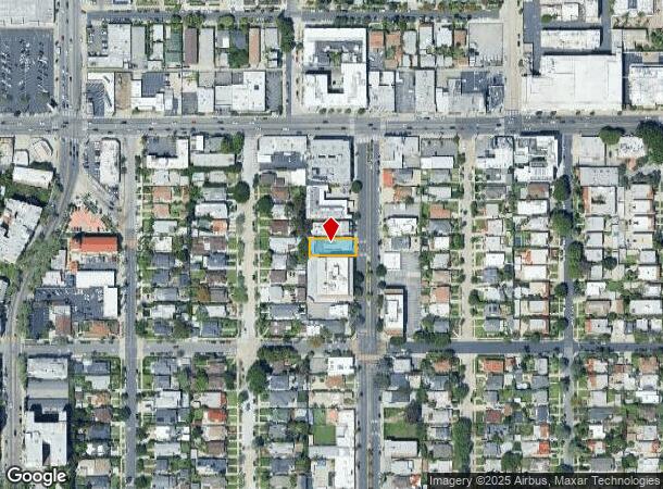  627 N Larchmont Blvd, Los Angeles, CA Parcel Map