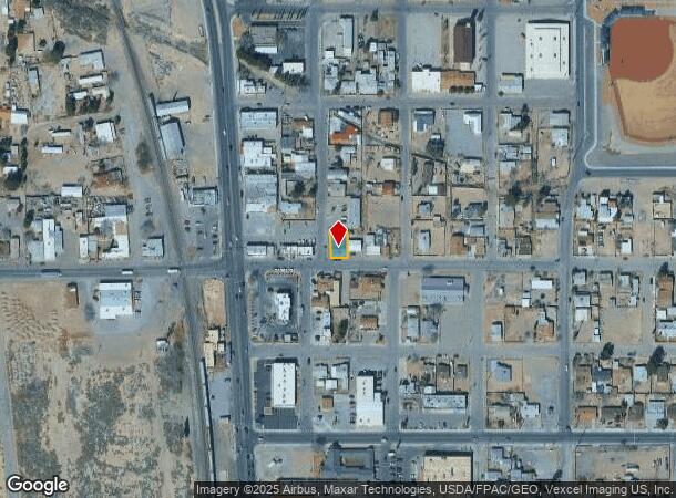 100 E Washington St, Anthony, TX Parcel Map