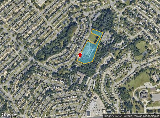 St Agnes Ln, MD Parcel Map
