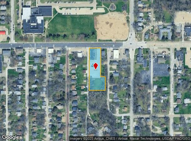 1517 E Locust St, Davenport, IA Parcel Map