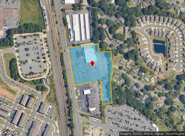  7301 South Blvd, Charlotte, NC Parcel Map