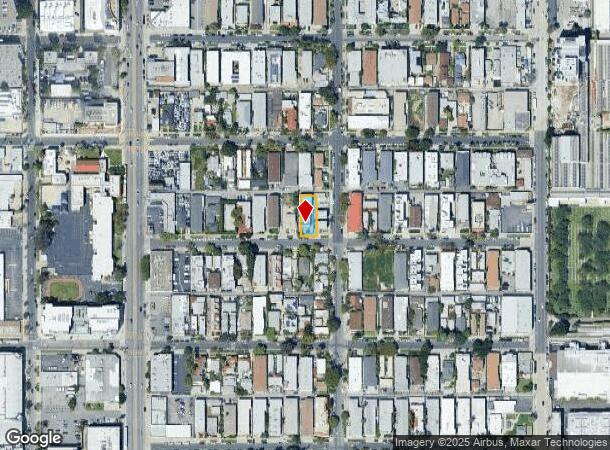6007 Barton Ave, Los Angeles, CA Parcel Map