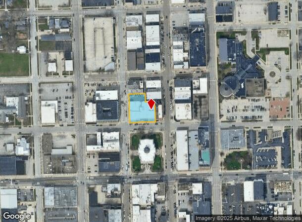 105 W Jefferson St, Bloomington, IL Parcel Map