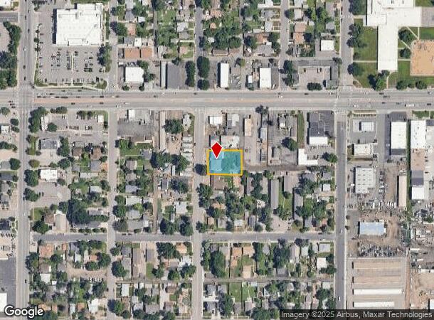  1336 Washington Ave, Loveland, CO Parcel Map