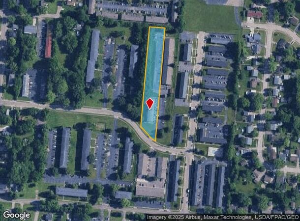  1827 Cedar Village Ct, Fairborn, OH Parcel Map