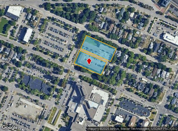  527 W Alder St, Missoula, MT Parcel Map