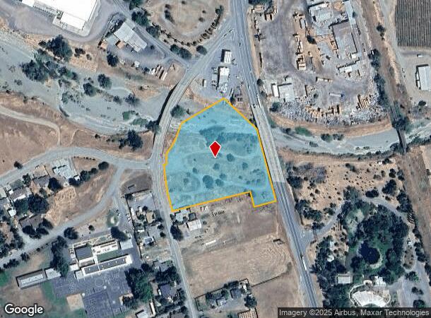  13711 Mountain House Rd, Hopland, CA Parcel Map