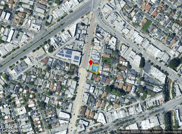 2646 La Cienega Ave, Los Angeles, CA Parcel Map