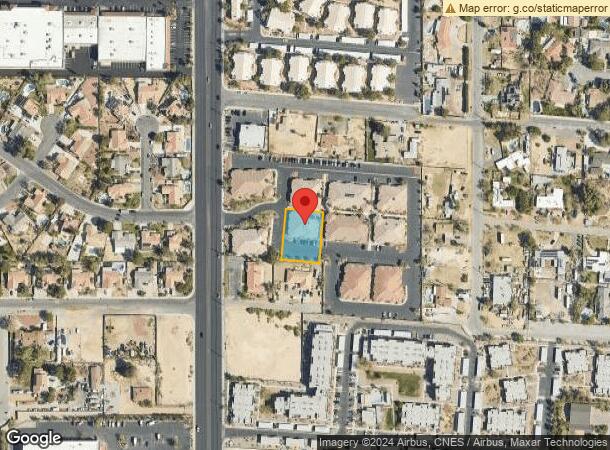  5868 S Pecos Rd, Las Vegas, NV Parcel Map