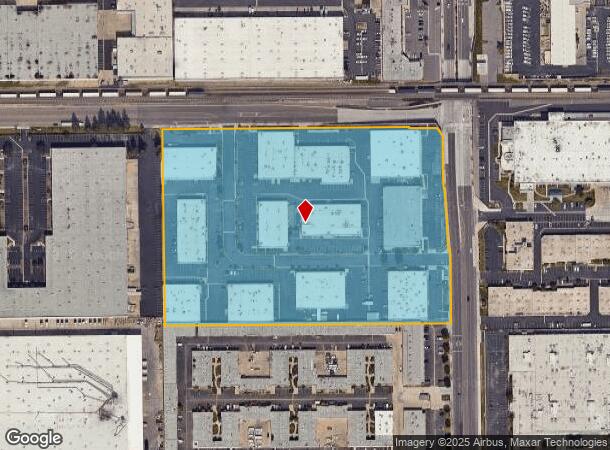 615 S State College Blvd, Fullerton, CA Parcel Map