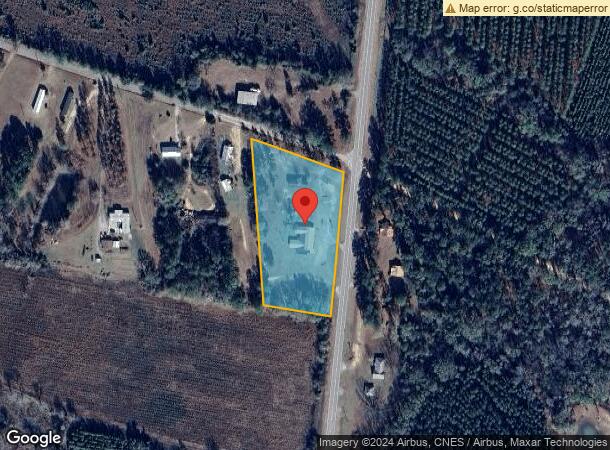  3549 Burtons Ferry Hwy, Sylvania, GA Parcel Map