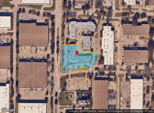 1505 Luna Rd, Carrollton, TX Parcel Map