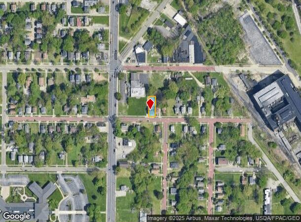  1113 Ackley St, Akron, OH Parcel Map
