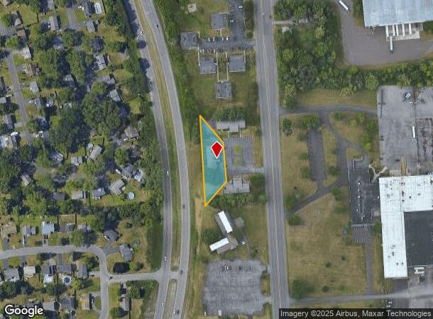 7593 Morgan Rd, Liverpool, NY Parcel Map