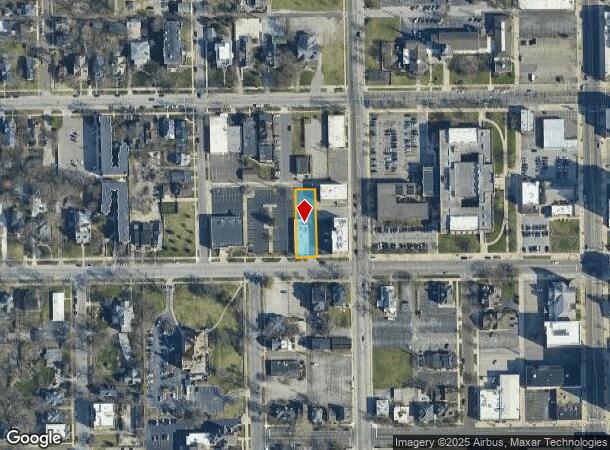  509 W Washington St, South Bend, IN Parcel Map