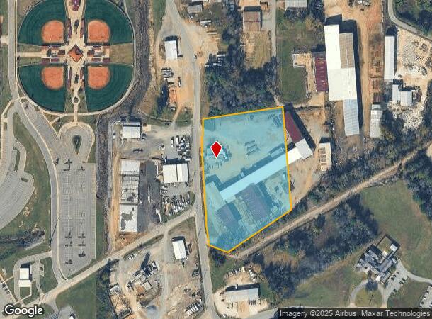1222 Airlane, Benton, AR Parcel Map