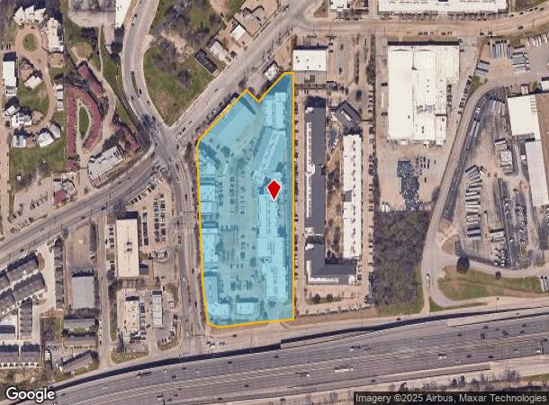  750 Fort Worth Ave, Dallas, TX Parcel Map