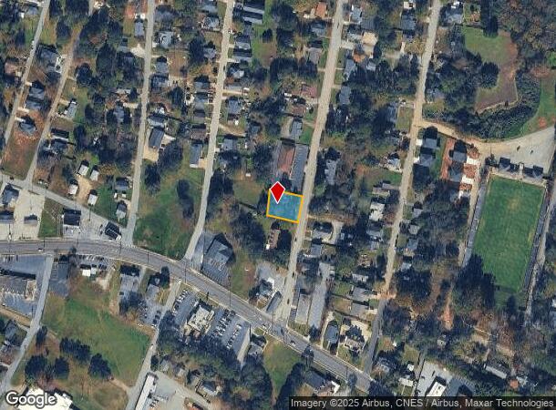  107 Memorial Dr, Greer, SC Parcel Map