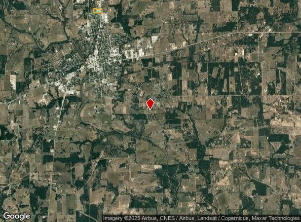  1603 N Texana St, Hallettsville, TX Parcel Map