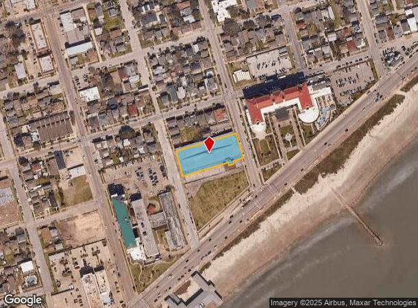  1921 21St St, Galveston, TX Parcel Map