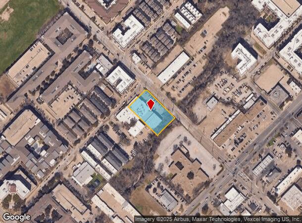  5855 Maple Ave, Dallas, TX Parcel Map