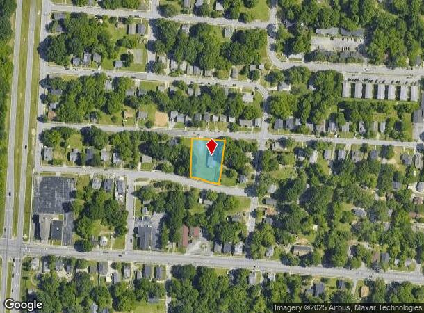 1230 Franklin Ave, High Point, NC Parcel Map