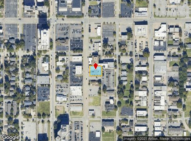  1613 S Main St, Tulsa, OK Parcel Map