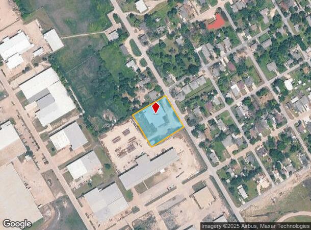 1701 S Oak Grove Rd, Ennis, TX Parcel Map