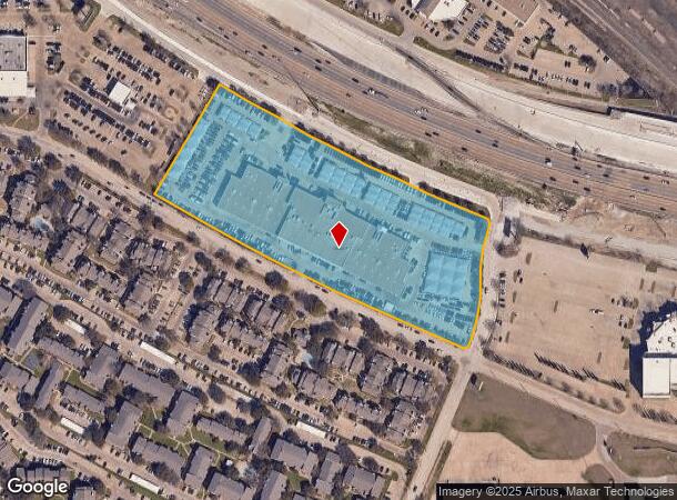  11550 Lyndon B Johnson Fwy, Dallas, TX Parcel Map