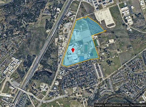  1701 N Austin Ave, Georgetown, TX Parcel Map