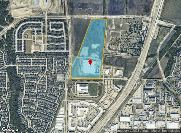2300 Chelsea Blvd, Allen, TX Parcel Map