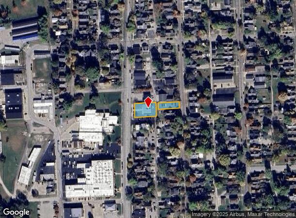 1405 Washington St, Columbus, IN Parcel Map