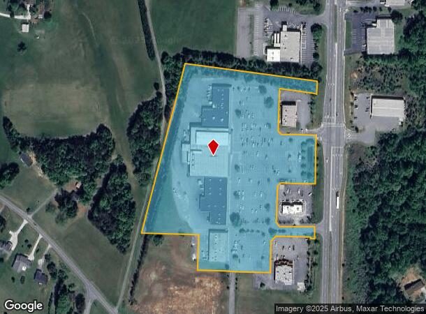  1537 Freeway Dr, Reidsville, NC Parcel Map