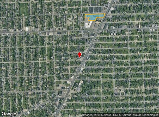  14455 Gratiot Ave, Detroit, MI Parcel Map