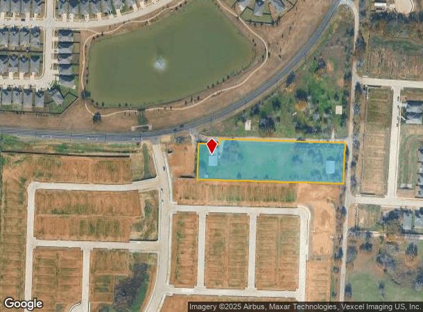 2427 N Powell Rd, Aubrey, TX Parcel Map