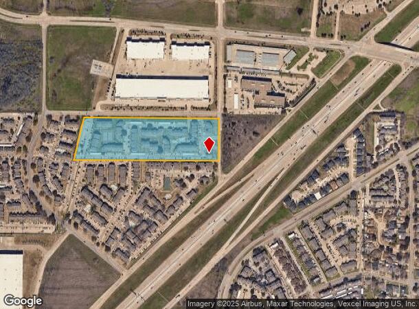  4101 Polaris Dr, Irving, TX Parcel Map