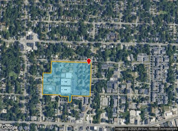 600 S Chapman St, Greensboro, NC Parcel Map
