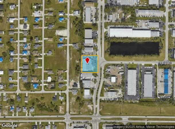 2414 Andalusia Blvd, Cape Coral, FL Parcel Map