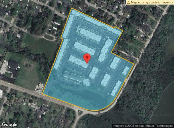  2500 E James St, Baytown, TX Parcel Map