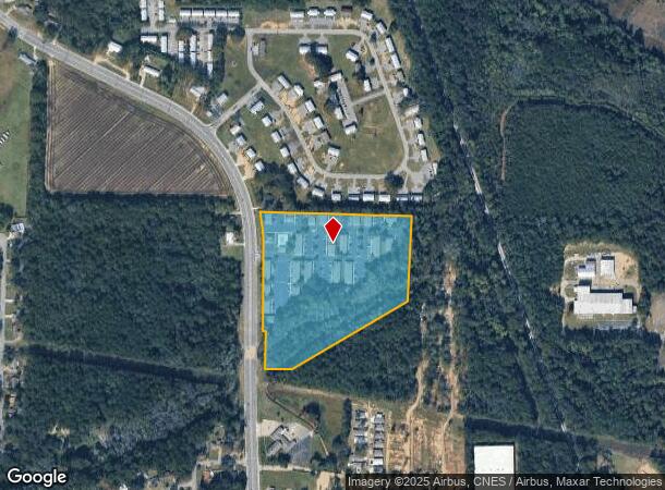  2600 Denton Rd, Dothan, AL Parcel Map