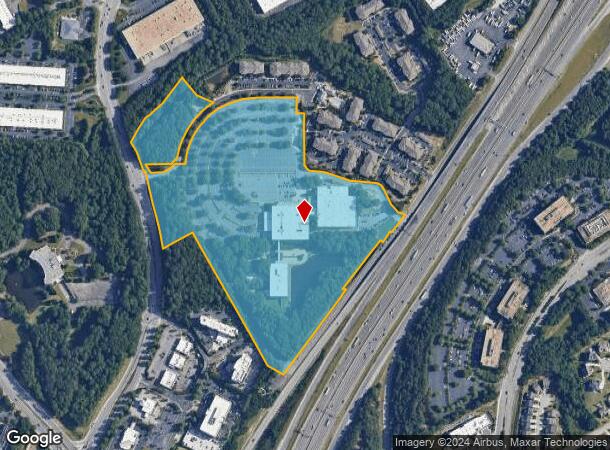  1800 Satellite Blvd, Duluth, GA Parcel Map