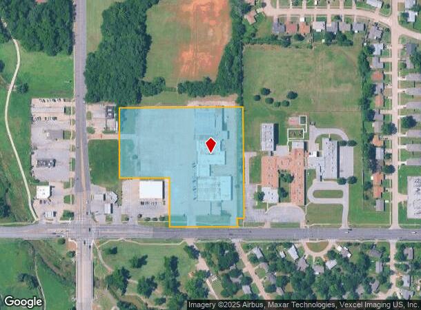  1102 N Midwest Blvd, Oklahoma City, OK Parcel Map