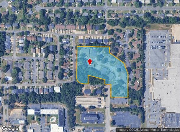 101 Woodcrest Cir, Warner Robins, GA Parcel Map
